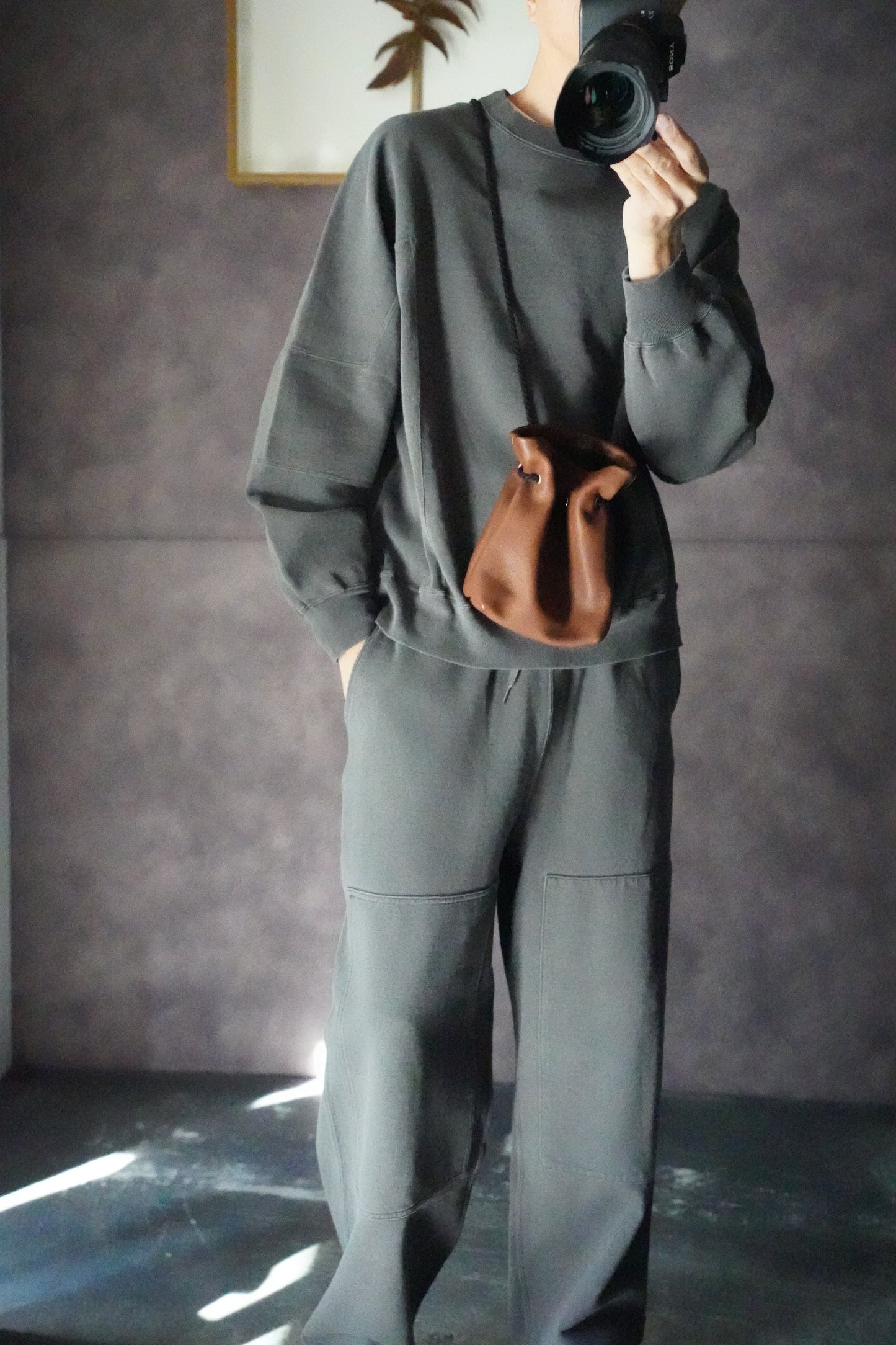 MEN　blurhms/ブラーム　LIGHT SWEAT PANEL P/O