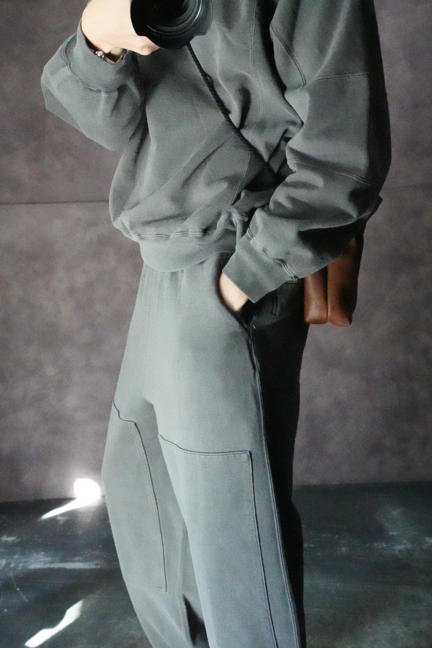 MEN　blurhms/ブラーム　LIGHT SWEAT PANEL P/O