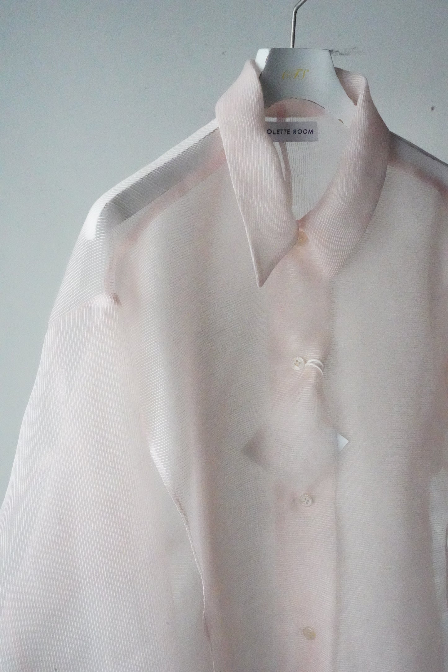 WOMEN　VIOLETTE ROOM　CORD ORGANZA SHIRTS