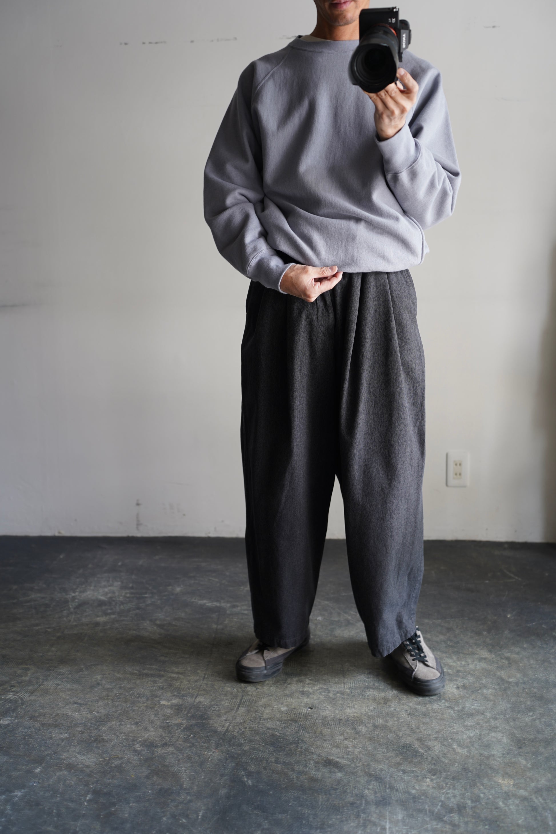MEN BATONER / バトナー JUMBERCA URAKE CREW NECK – _COMES THE SUN