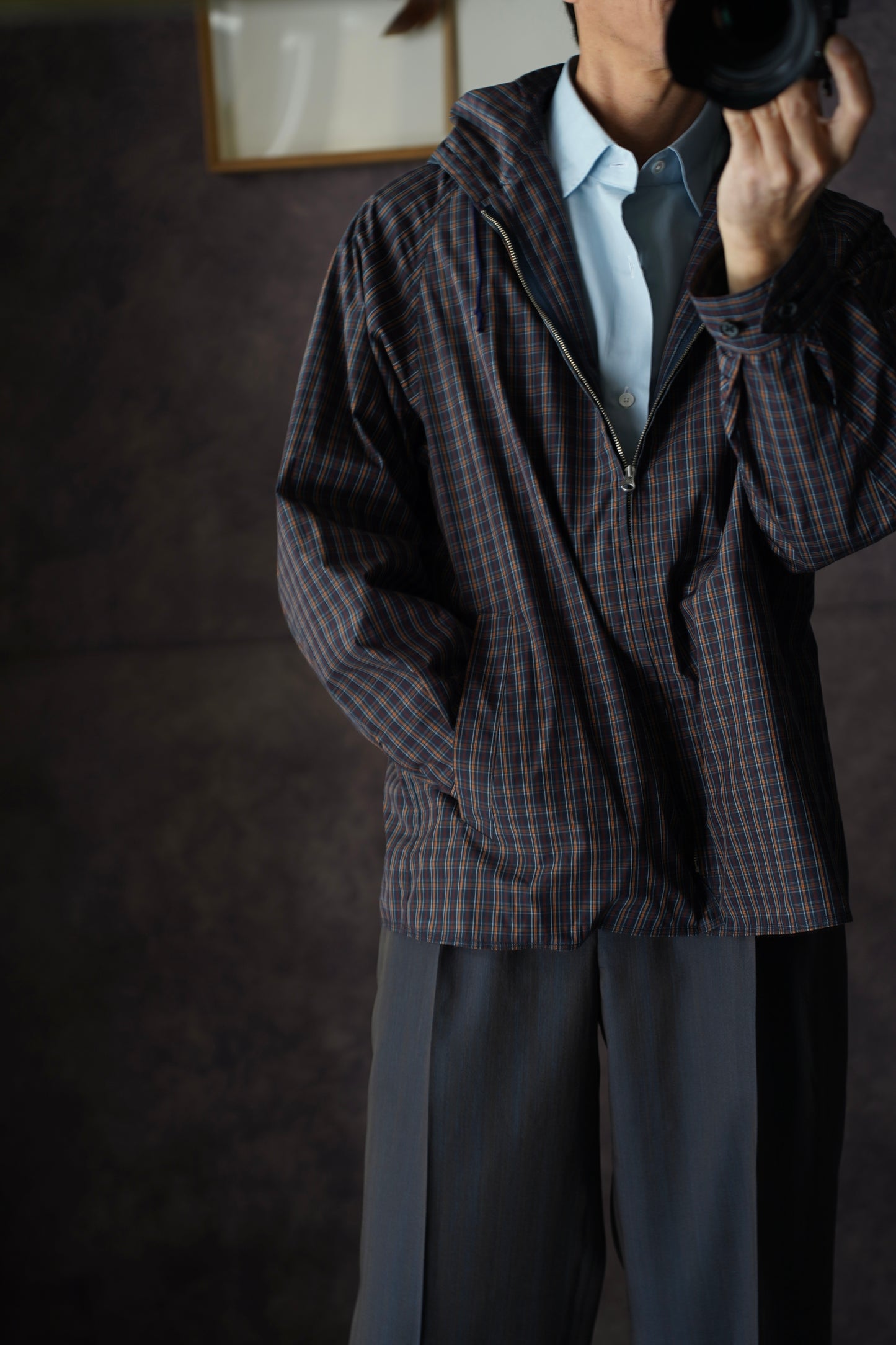 MEN　MAATEE & SONS　HOODED BLOUSON