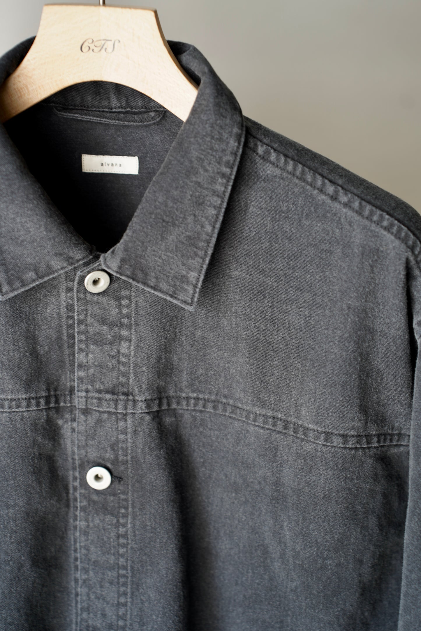 MEN　alvana / アルヴァナ 　BLACK TWILL SHORT JACKET