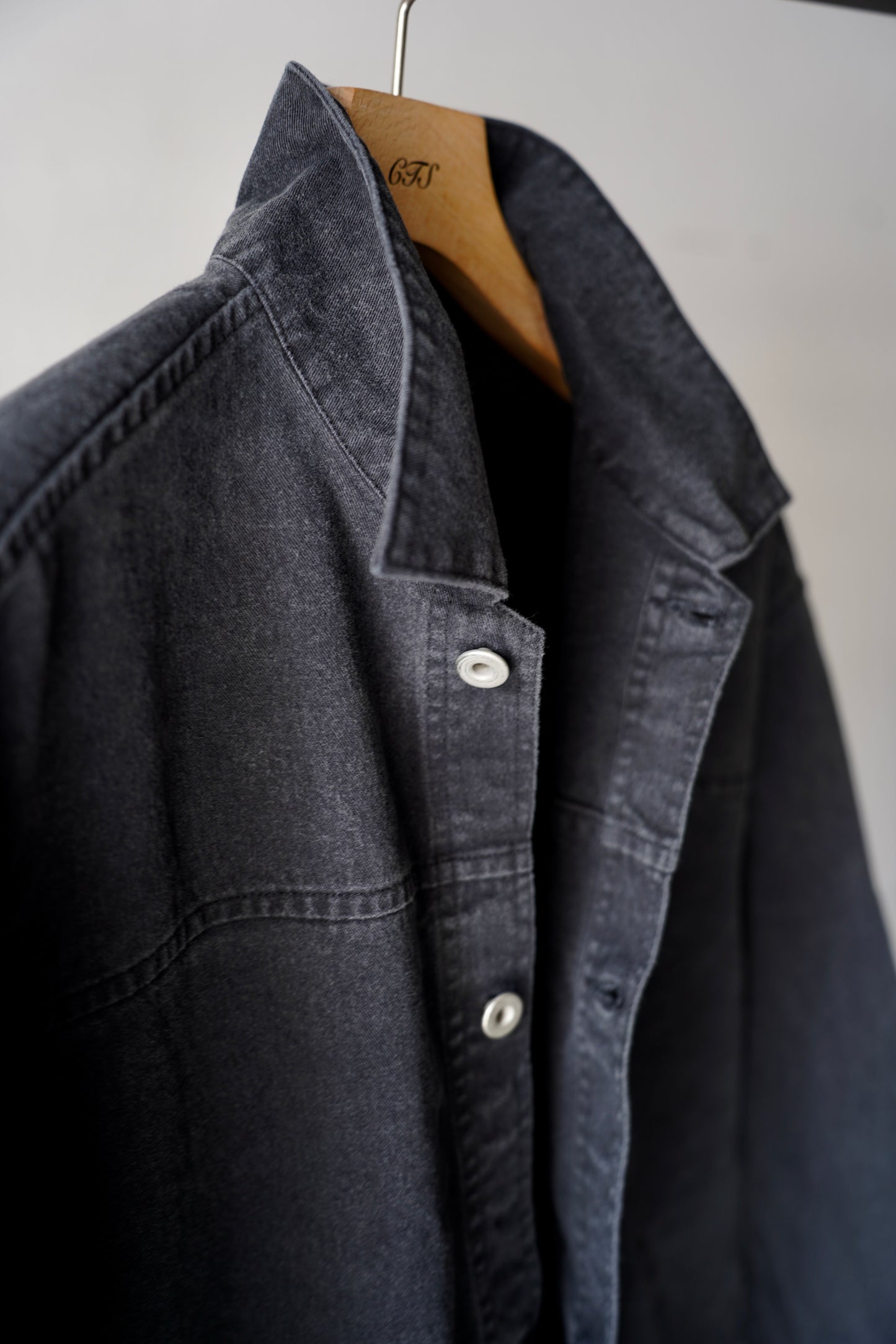 MEN　alvana / アルヴァナ 　BLACK TWILL SHORT JACKET