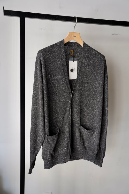 MEN　BATONER / バトナー　REVIVAL SILK V NECK CARDIGAN
