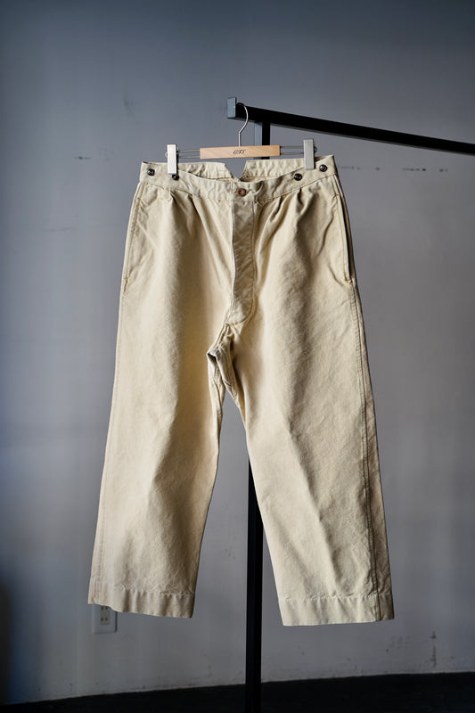 VINTAGE/ビンテージ　50’s French Work Linen Pants