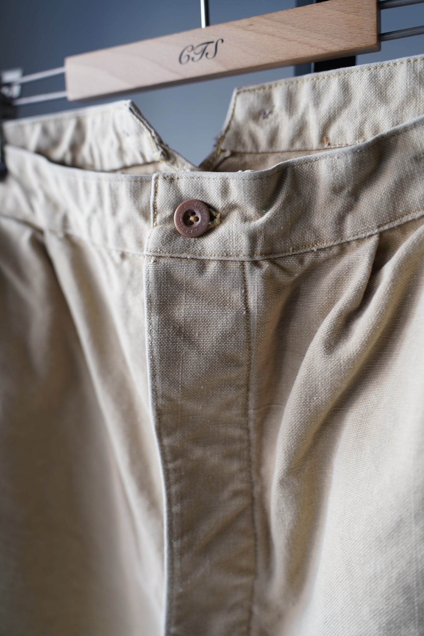 VINTAGE/ビンテージ　50’s French Work Linen Pants