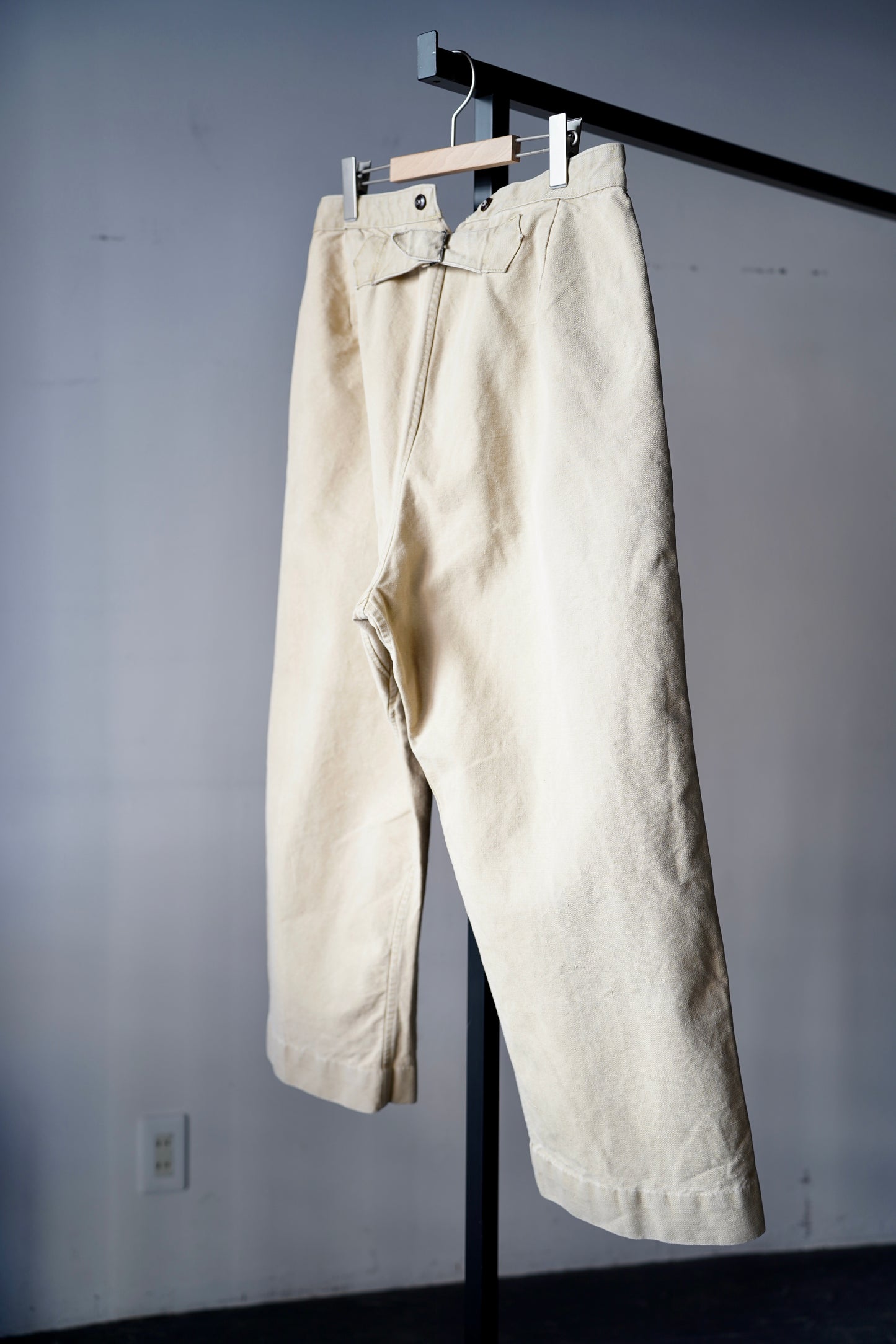 VINTAGE/ビンテージ　50’s French Work Linen Pants