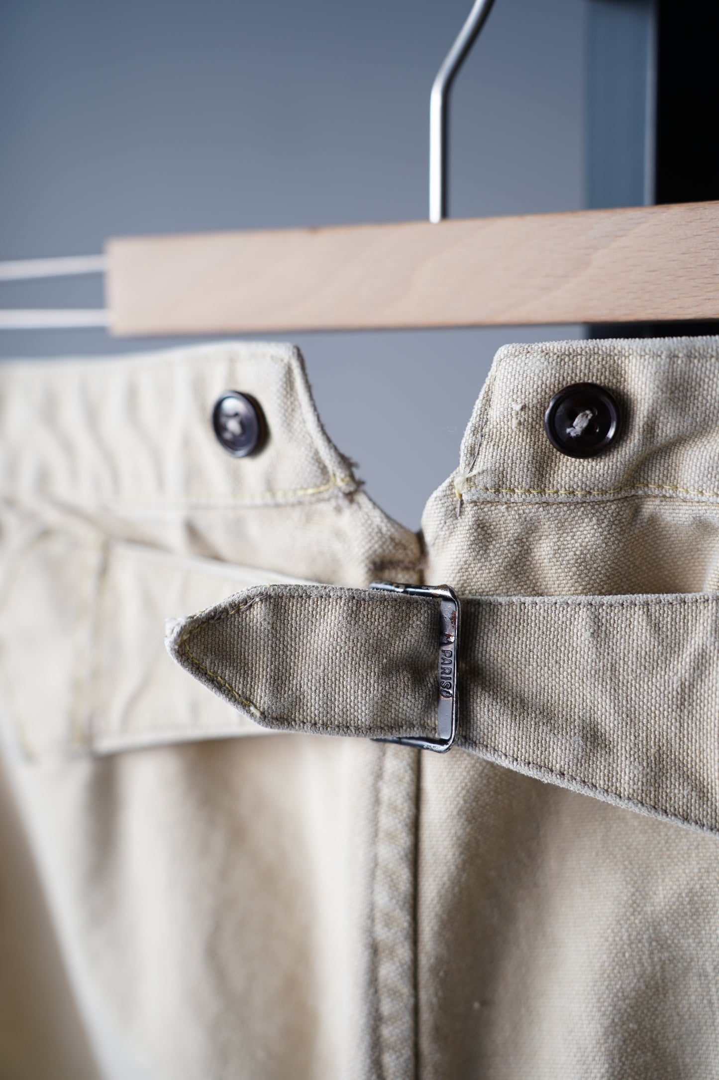 VINTAGE/ビンテージ　50’s French Work Linen Pants