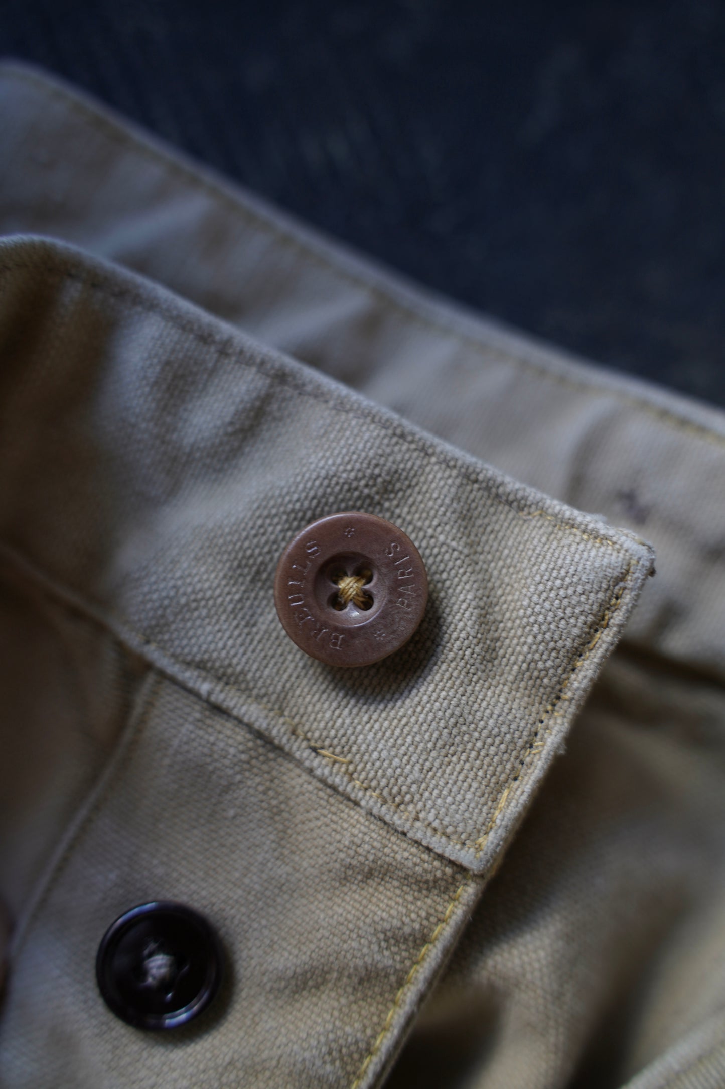 VINTAGE/ビンテージ　50’s French Work Linen Pants