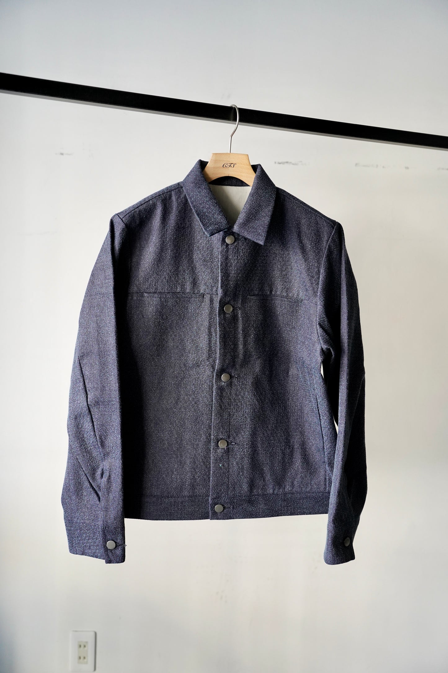 MEN　Kiivu / キフ　DENIM TRUCKER JACKET - 12.5oz Rainbow Denim + Needle -