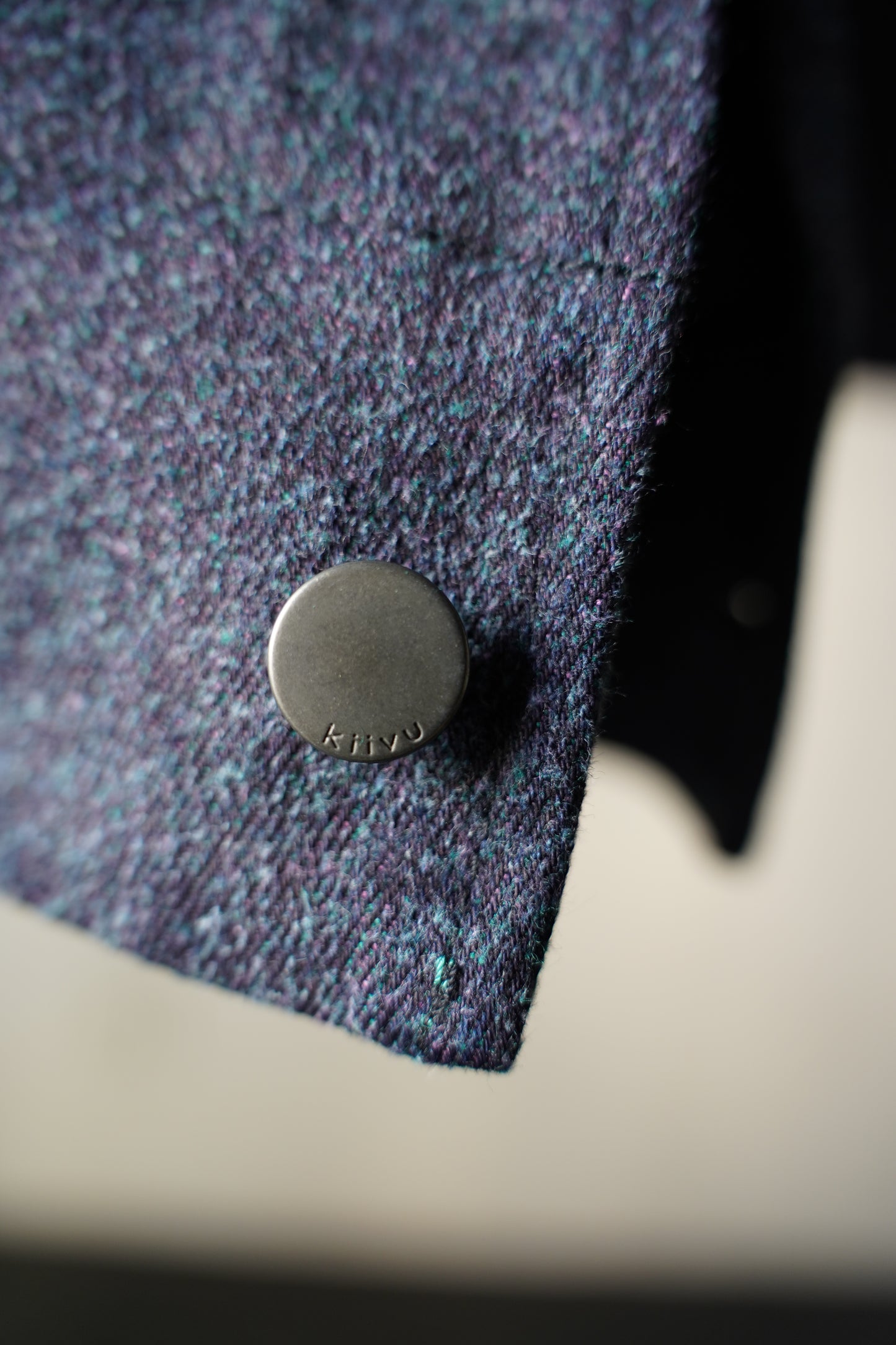 MEN　Kiivu / キフ　DENIM TRUCKER JACKET - 12.5oz Rainbow Denim + Needle -