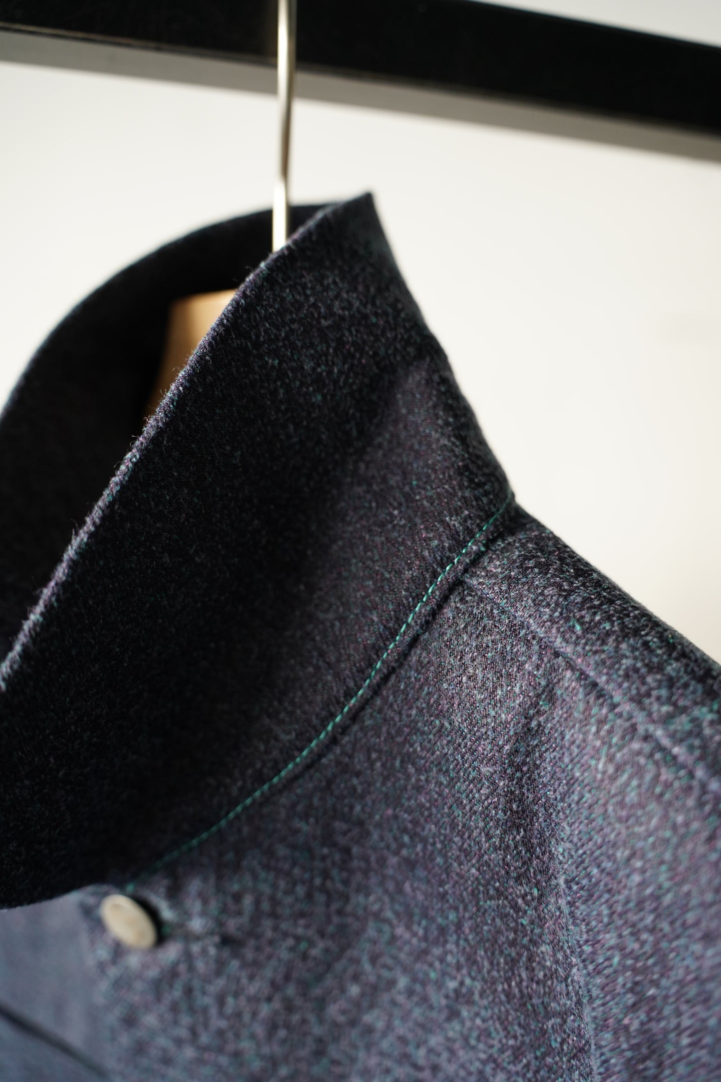 MEN　Kiivu / キフ　DENIM TRUCKER JACKET - 12.5oz Rainbow Denim + Needle -