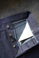 MEN　Kiivu / キフ　DENIM CURVY LEG TROUSER - 12.5oz Rainbow Denim + Needle -