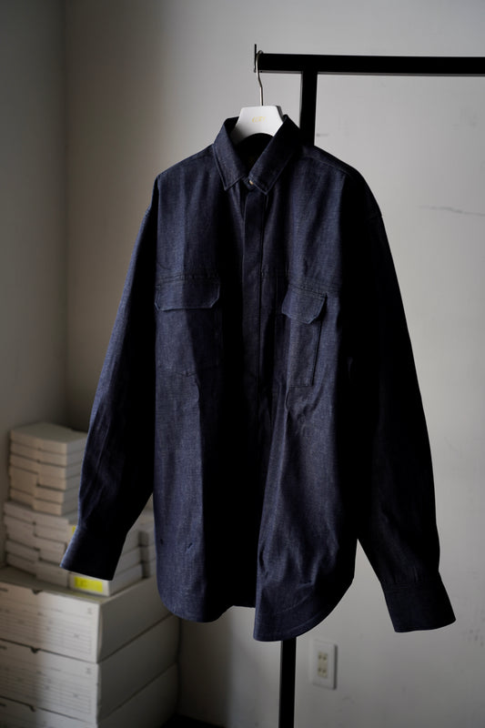 jun mikami  ジュンミカミ　デニムシャツ JUN MIKAMI denim shirt TOO stick pants ジュンミカミで毎回人気の