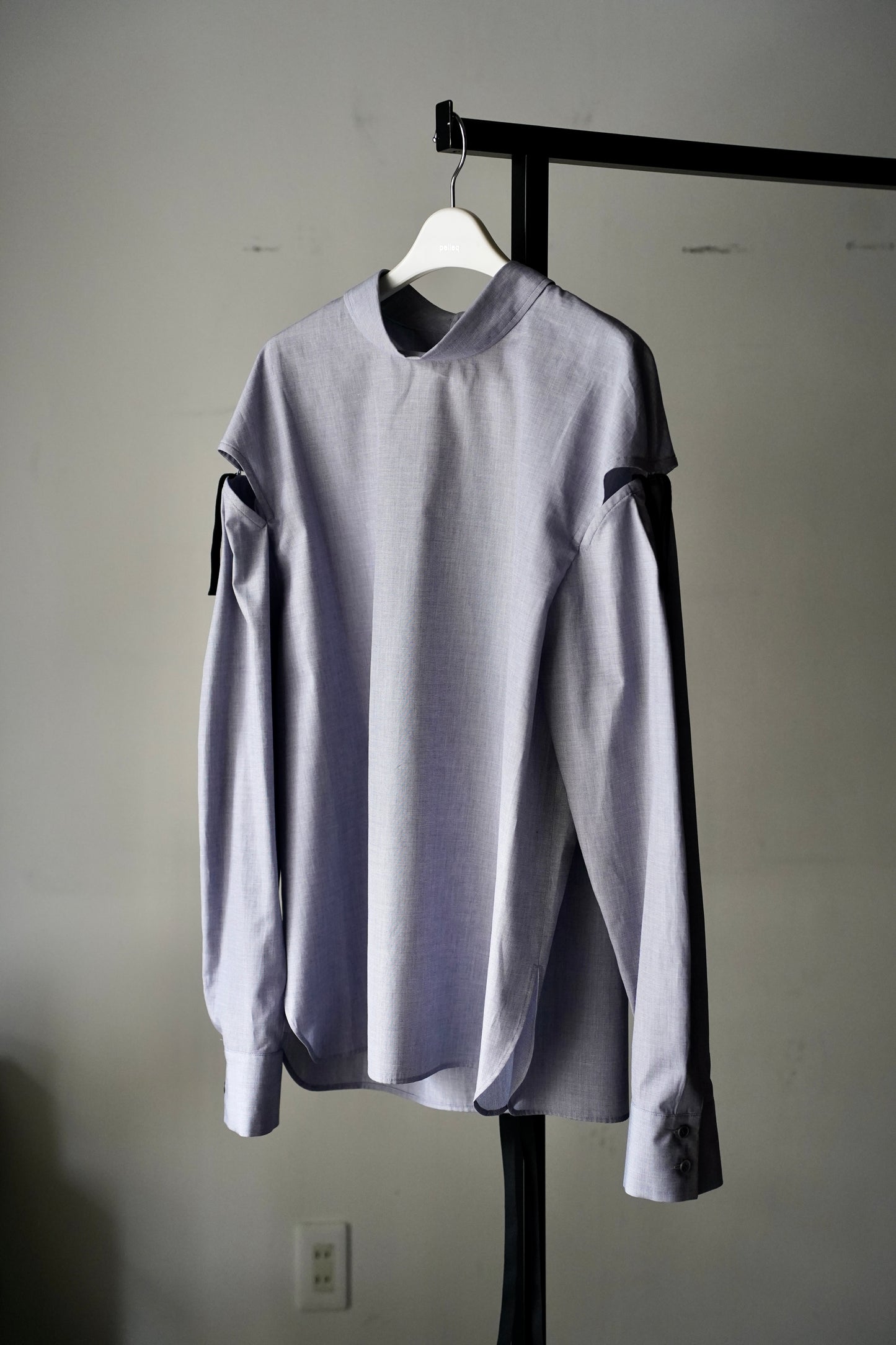 WOMEN　pelleq / ペレック　abstract string  shirt