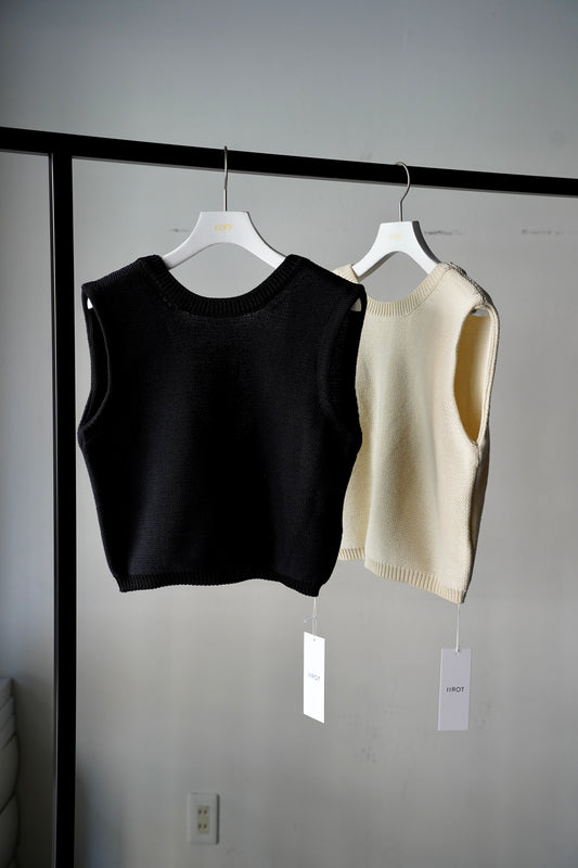 トップス IIROT Cotton wool layered knit IIROT – _COMES THE SUN