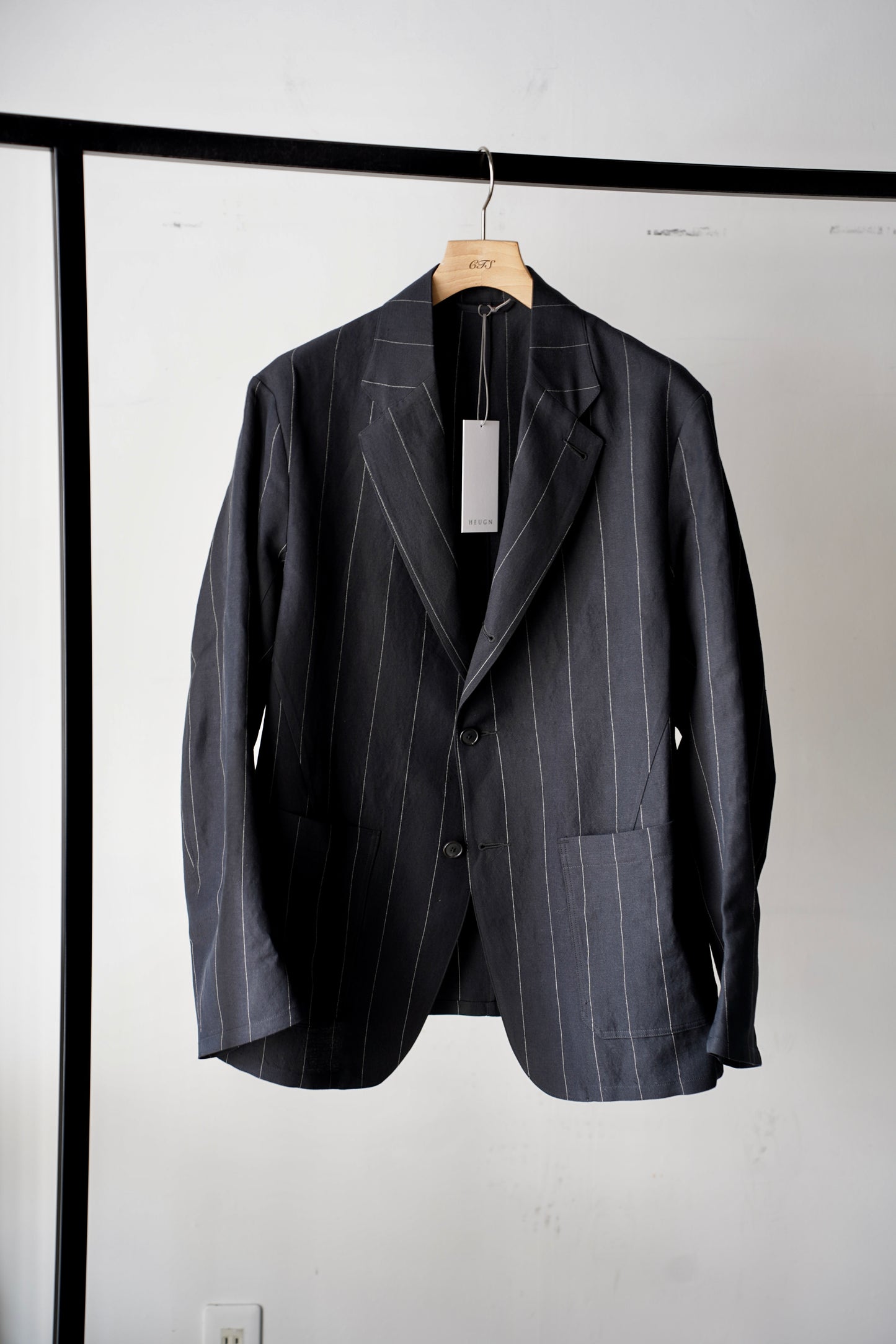 MEN　HEUGN / ユーゲン　Henrri LINEN STRIPE