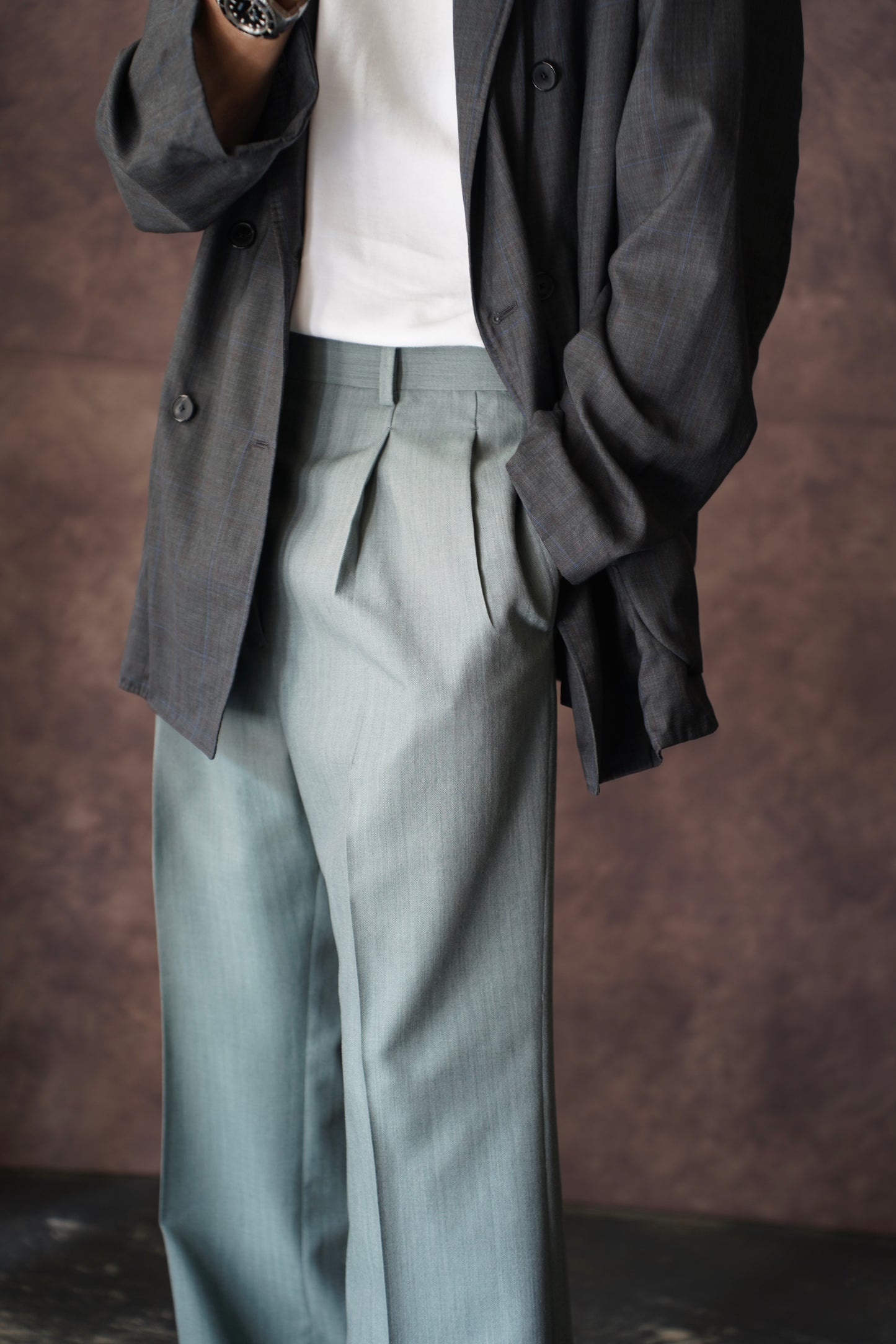 MEN　MAATEE & SONS　SHIRAHAMA / herringborn