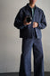 MEN　Kiivu / キフ　DENIM TRUCKER JACKET - 12.5oz Rainbow Denim + Needle -