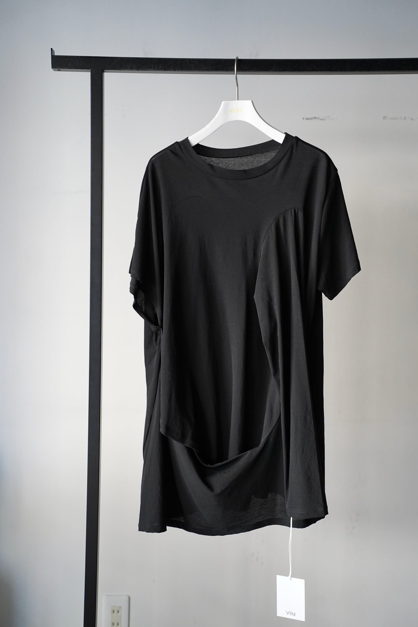 WOMEN　Villd / ヴィルド　asymmetry tee