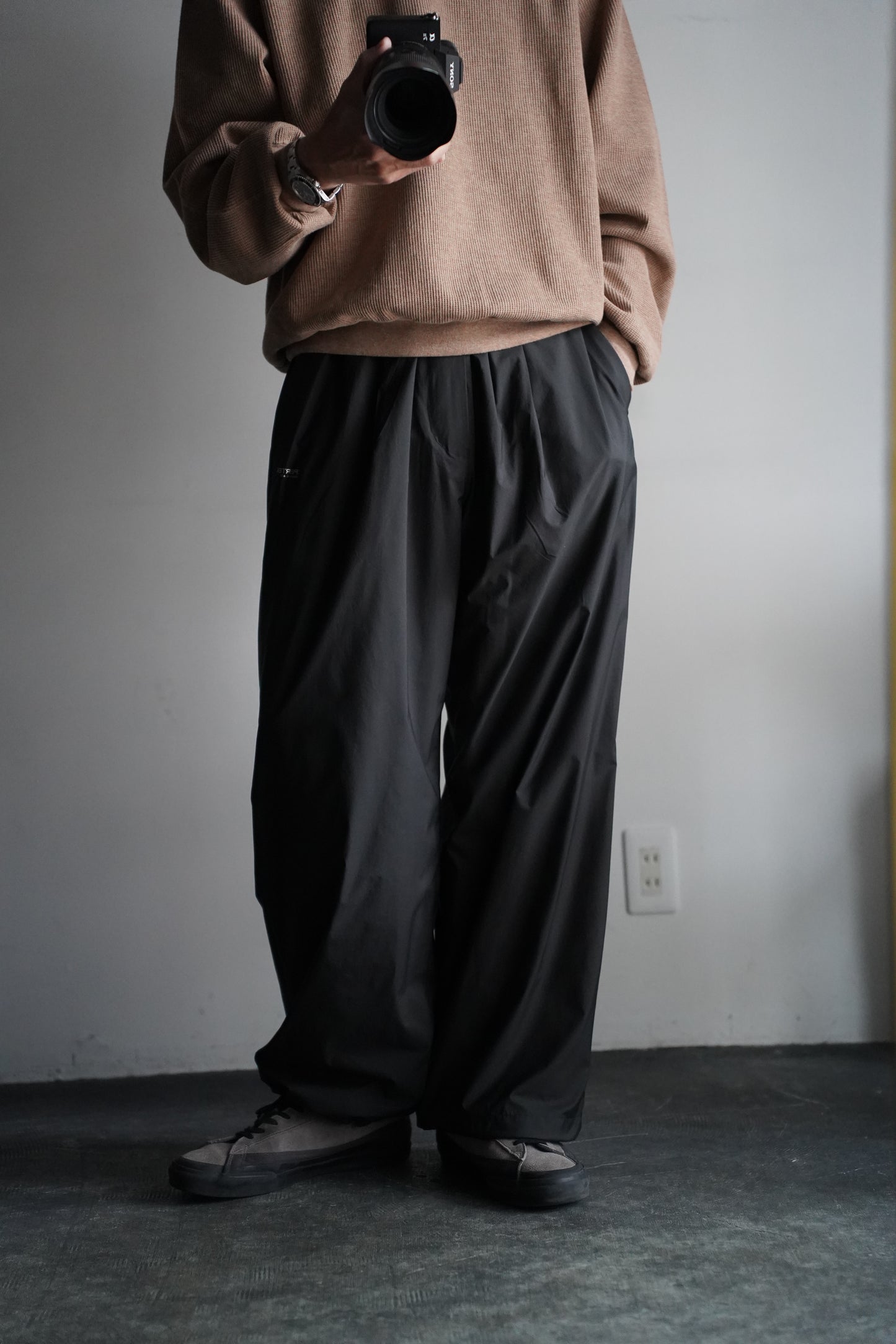 MEN　Graphpaper　PERTEX QUANTUM AIR Chef Track Pants