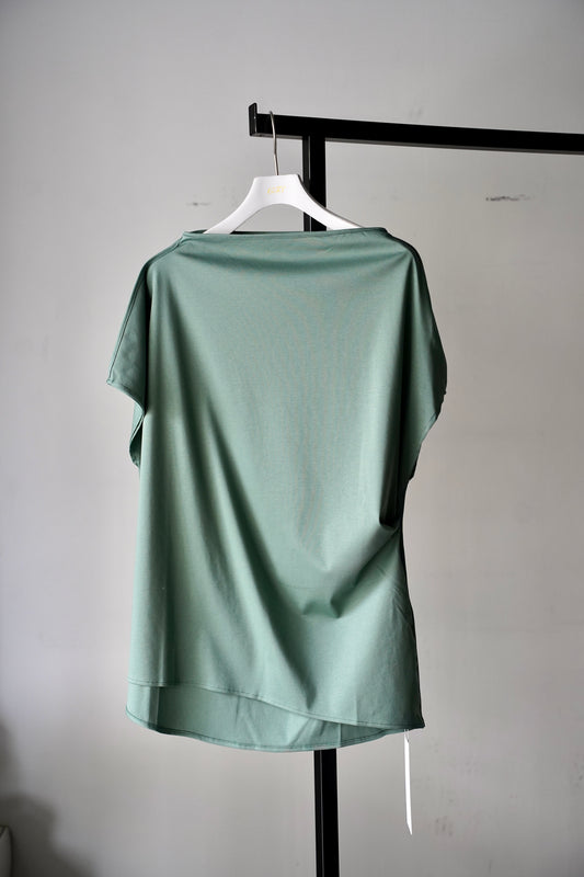 WOMEN　IIROT/イロット　Side Tuck Cotton Tops