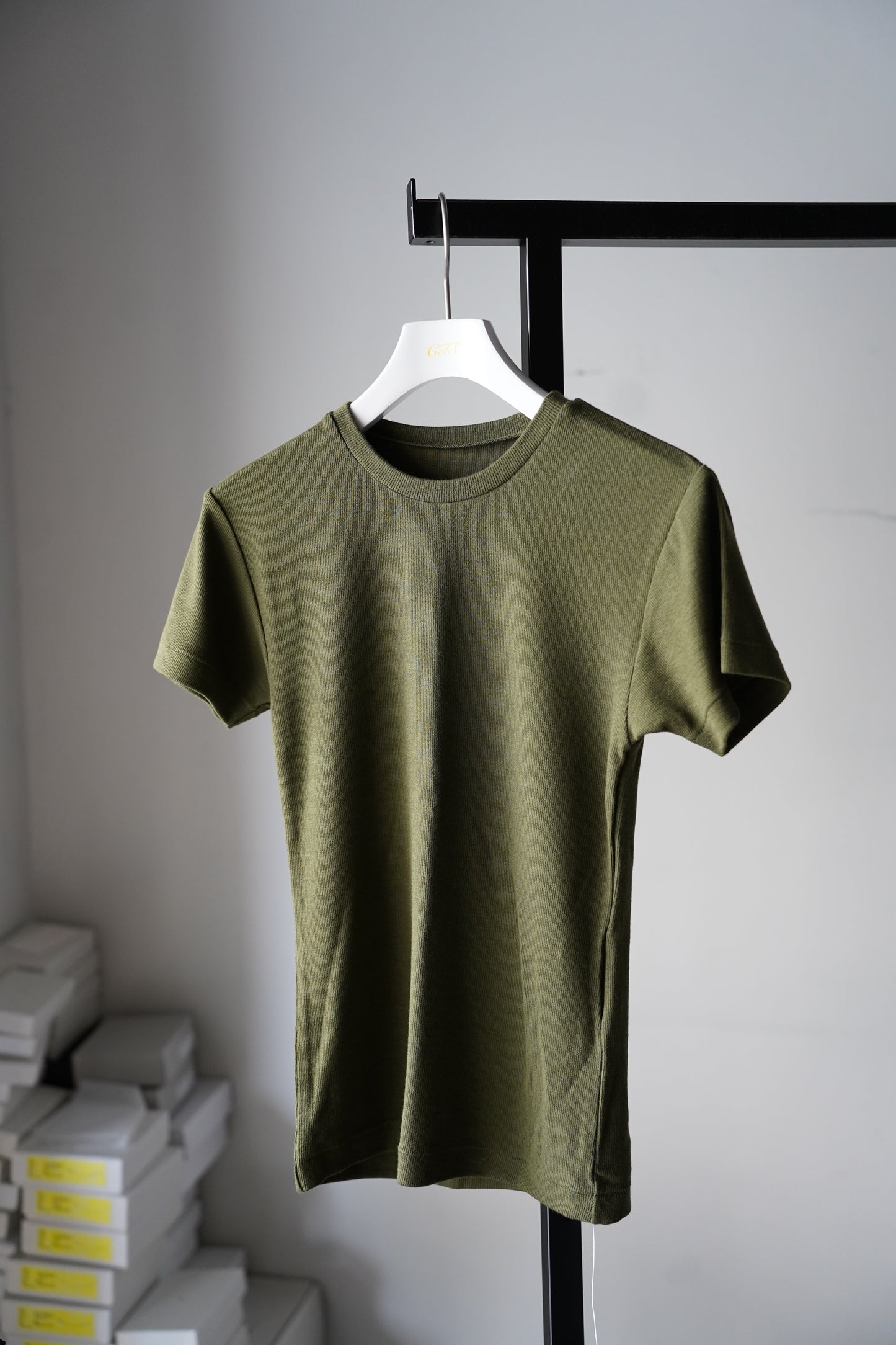 WOMEN　IIROT/イロット　Rib Short Sleeve TS