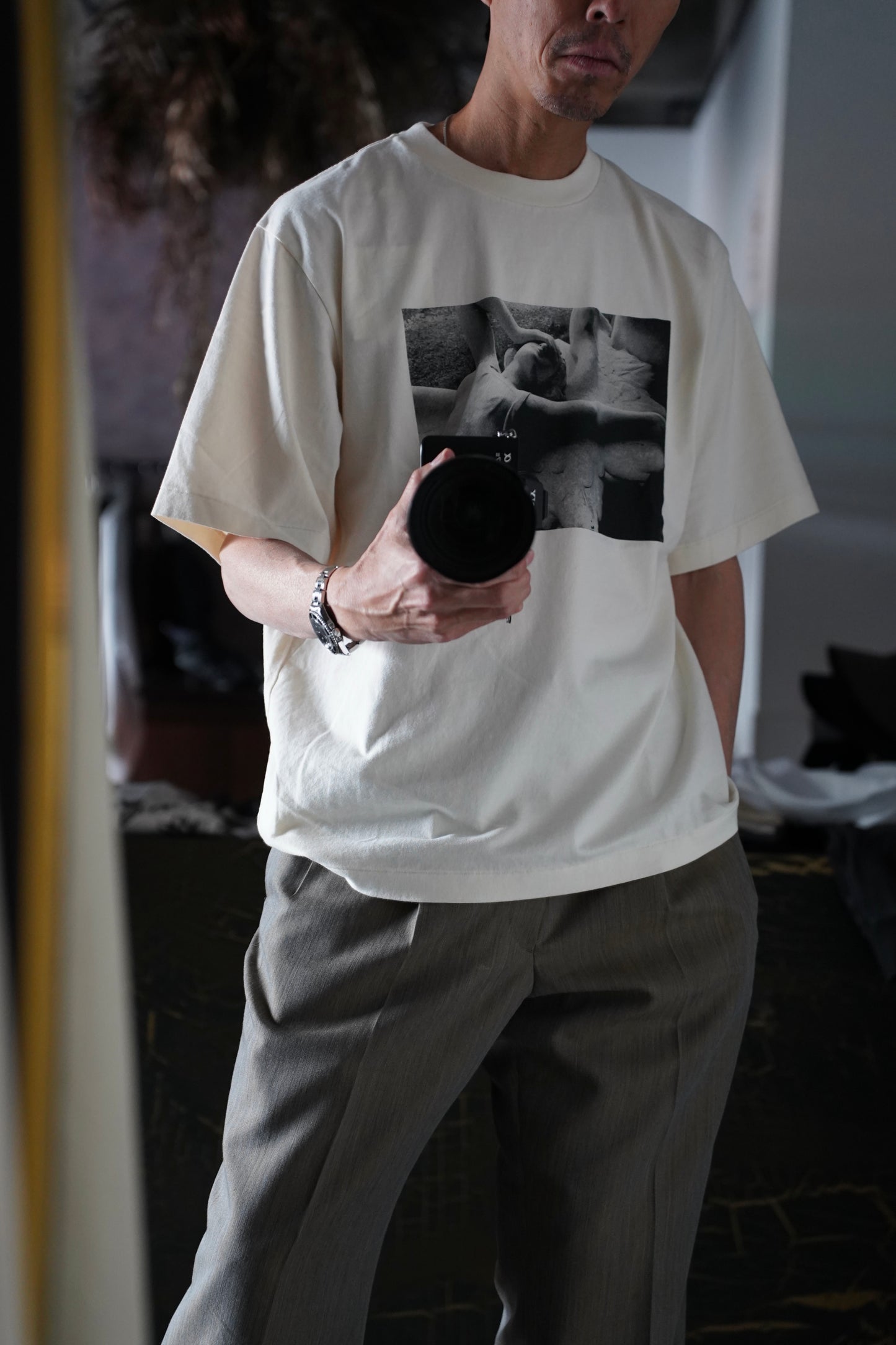 MEN/WOMEN　blurhmsROOTSTOCK / ブラームスルーツストック　JD LOVE WILL TEAR US Phot STANDARD