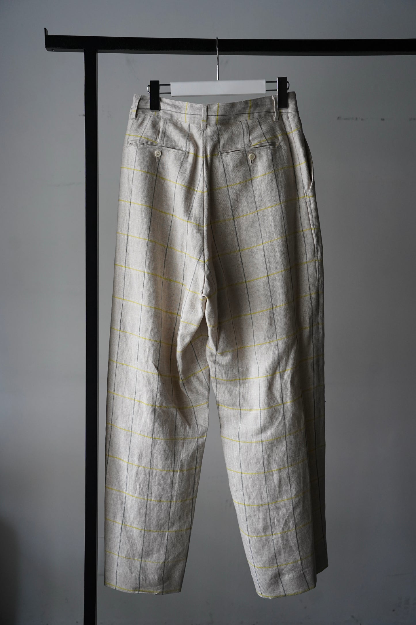 WOMEN　pelleq / ペレック　plaid  laze trousers