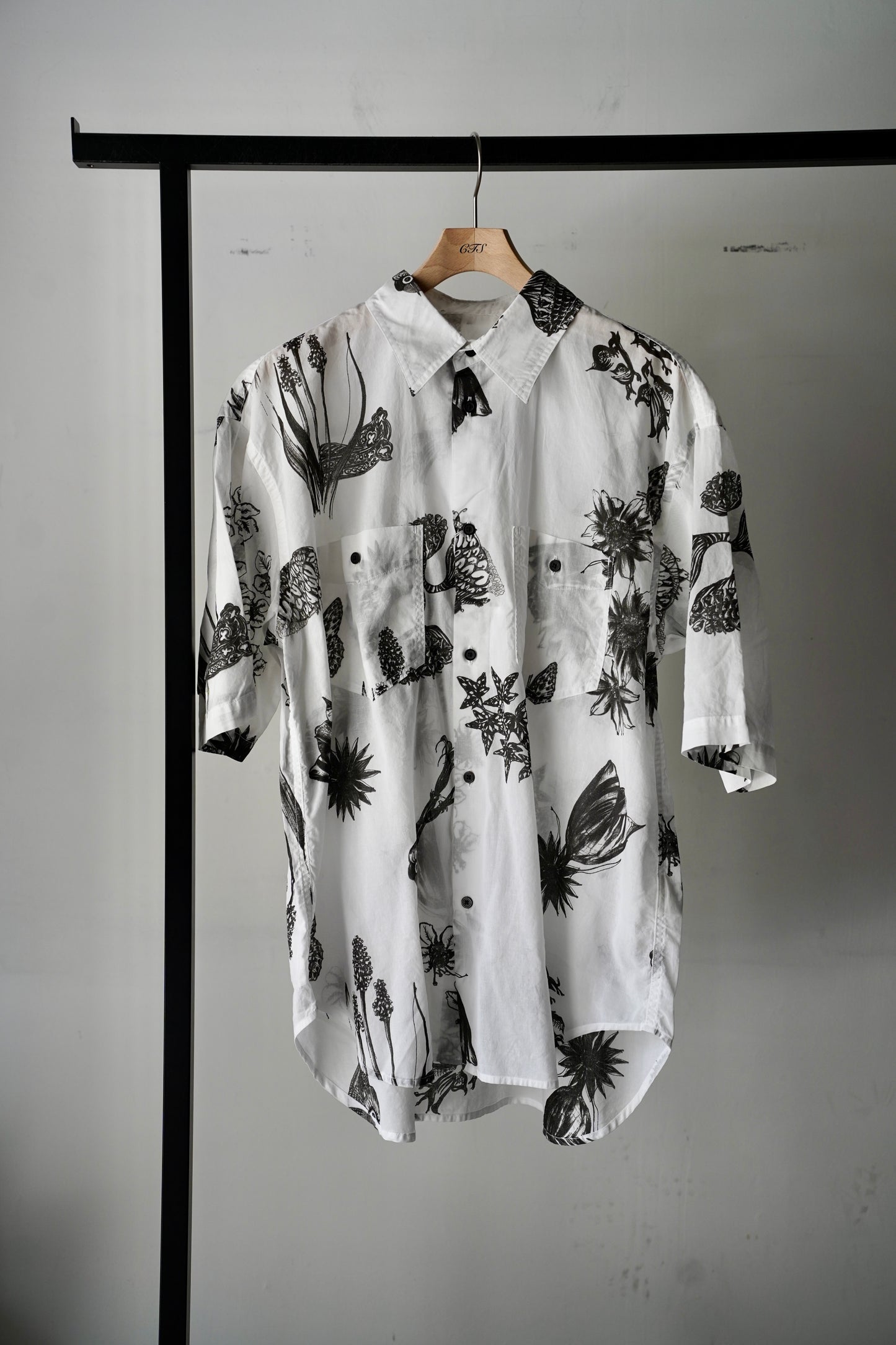 MEN　Kiivu / キフ　BOIL S/SHT - Hand Drawing SUMI Printing -