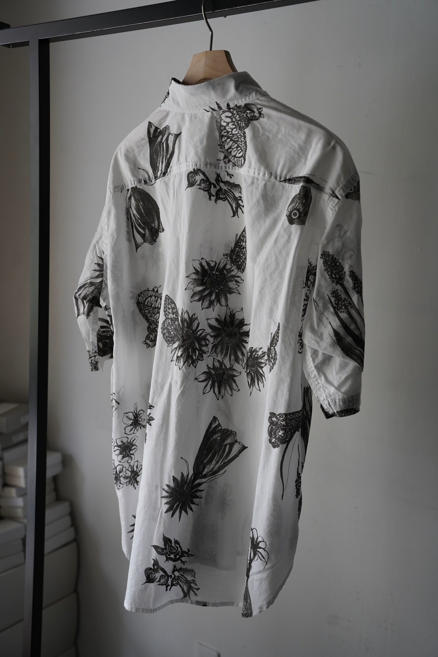 MEN　Kiivu / キフ　BOIL S/SHT - Hand Drawing SUMI Printing -