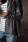 MEN　MAATEE & SONS　OPEN COLLAR フリンジ HWOOL SILK