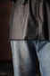 MEN　MAATEE & SONS　OPEN COLLAR フリンジ HWOOL SILK