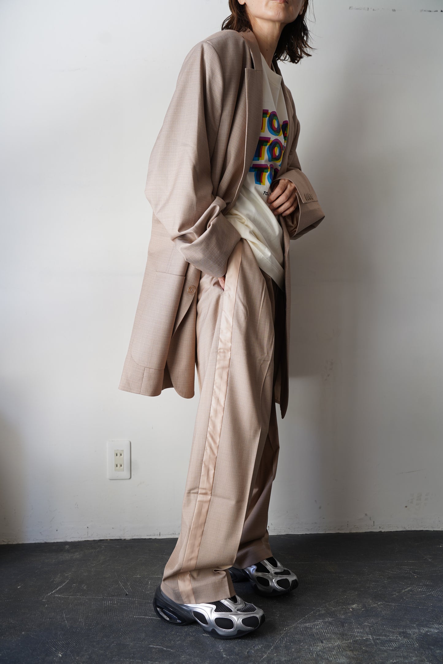 WOMEN　TOO　jacket　HIGH  beige
