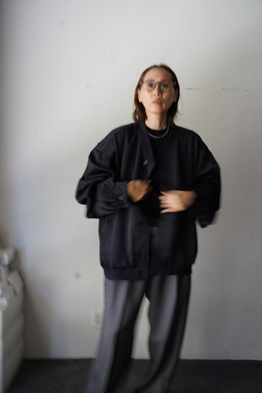WOMEN　TOO　jacket HOME black