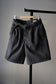 MEN　alvana / アルヴァナ 　BLACK TWILL CARGO SHORTS