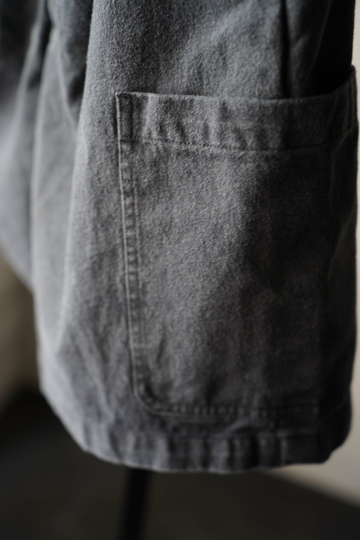 MEN　alvana / アルヴァナ 　BLACK TWILL CARGO SHORTS