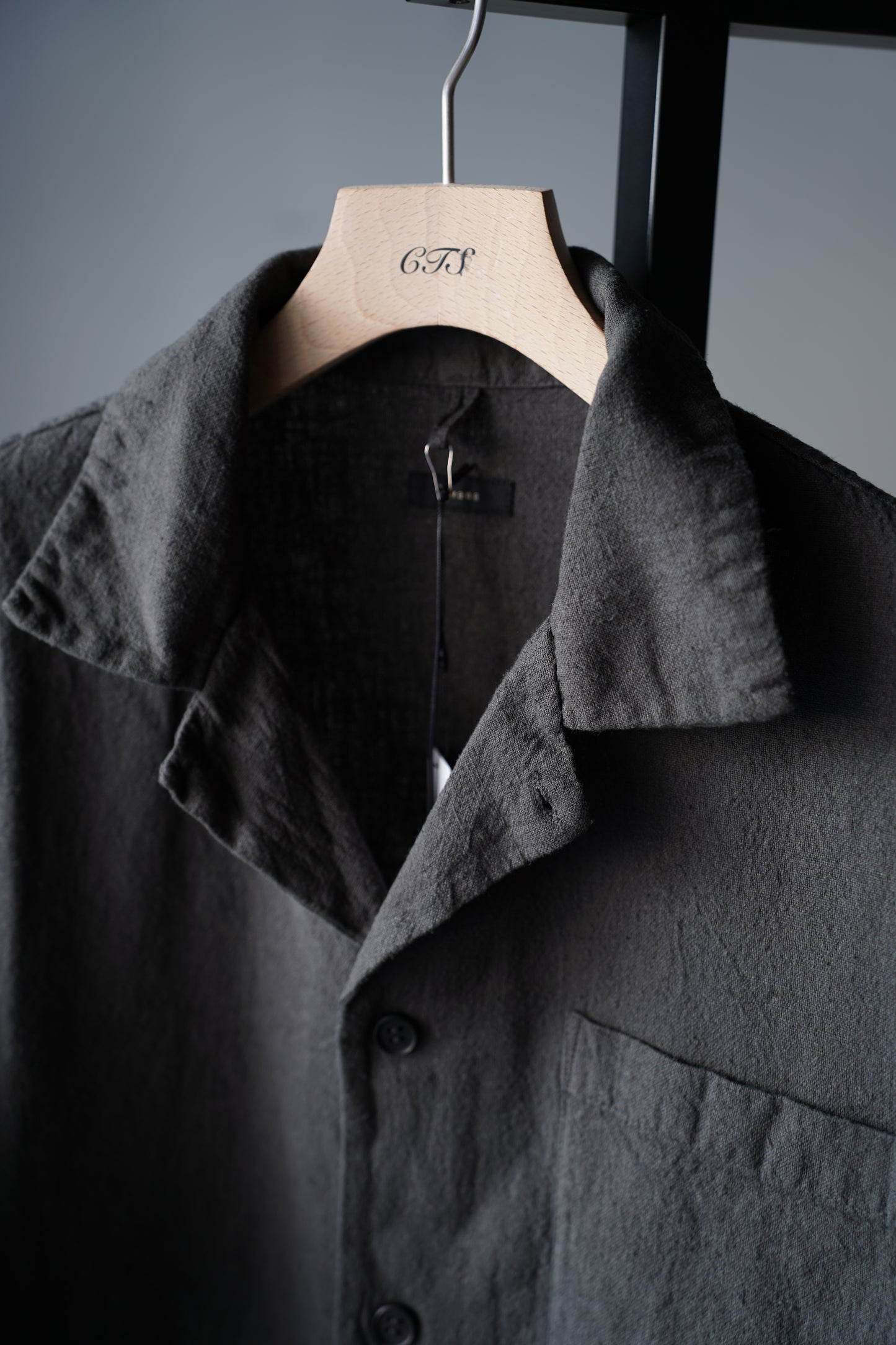 MEN　alvana / アルヴァナ 　NATURAL HEMP OPEN COLLAR SH