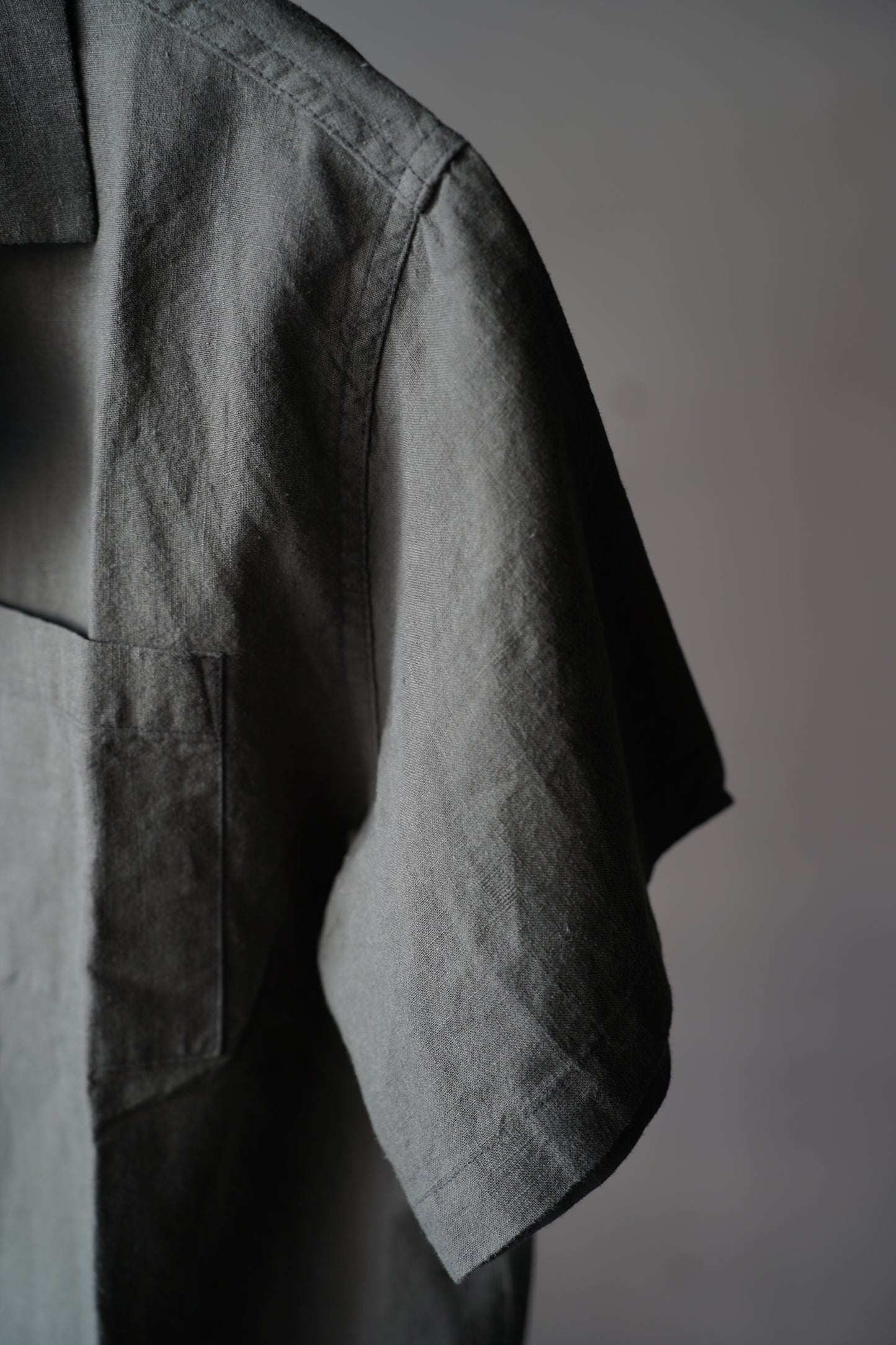 MEN　alvana / アルヴァナ 　LINEN OPEN COLLAR SHIRT