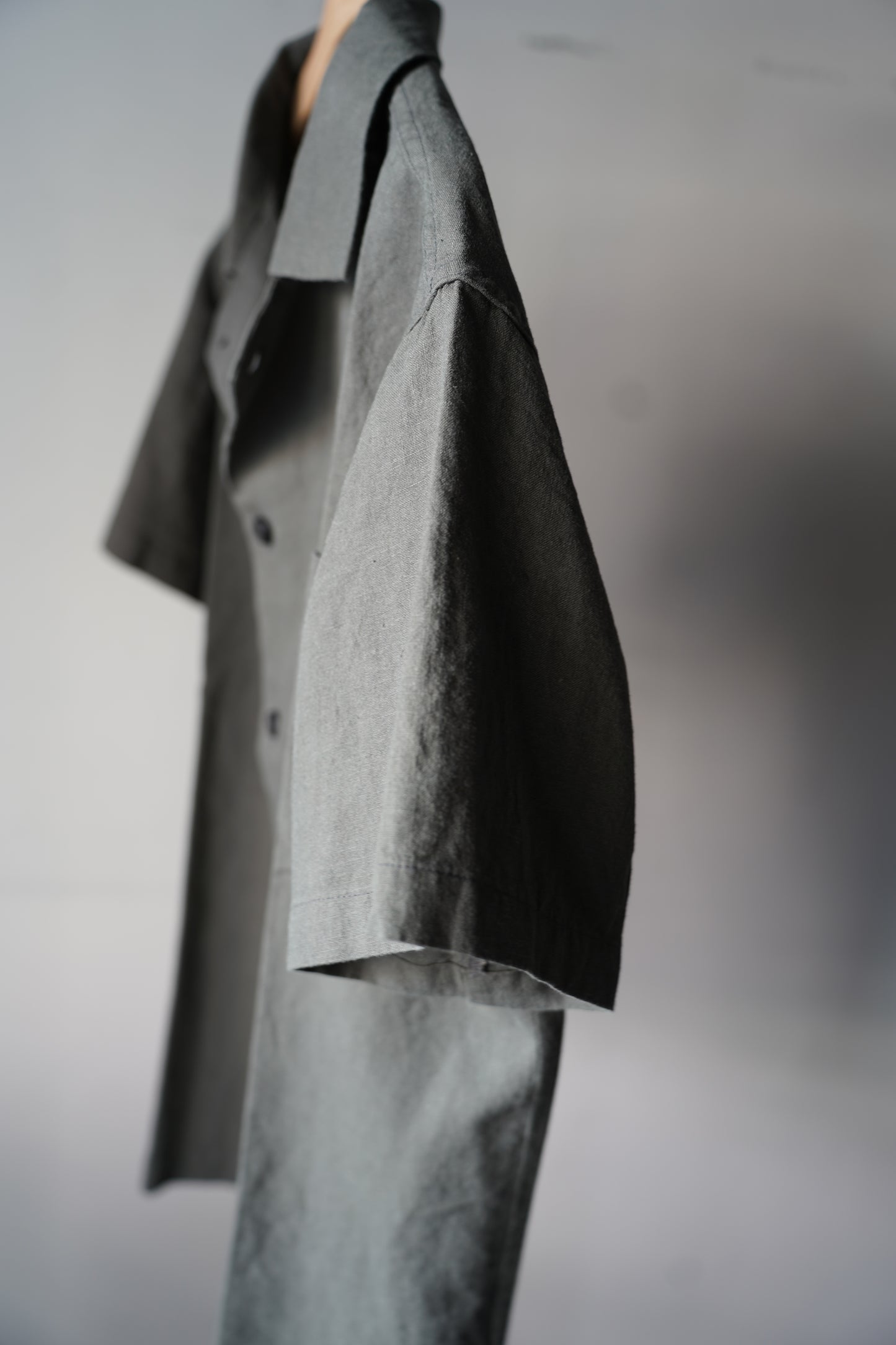 MEN　alvana / アルヴァナ 　LINEN OPEN COLLAR SHIRT