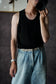 MEN　blurhmsROOTSTOCK / ブラームスルーツストック　Classic Rib-fit Tank top