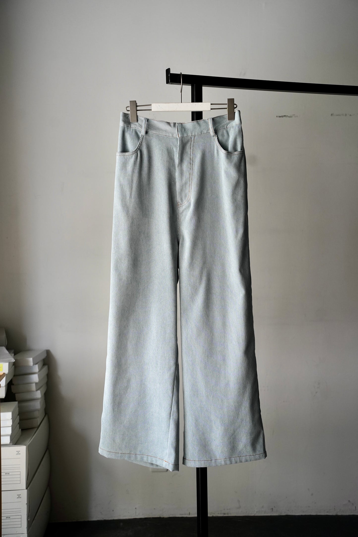 WOMEN　TOO　pants  TEED  sax