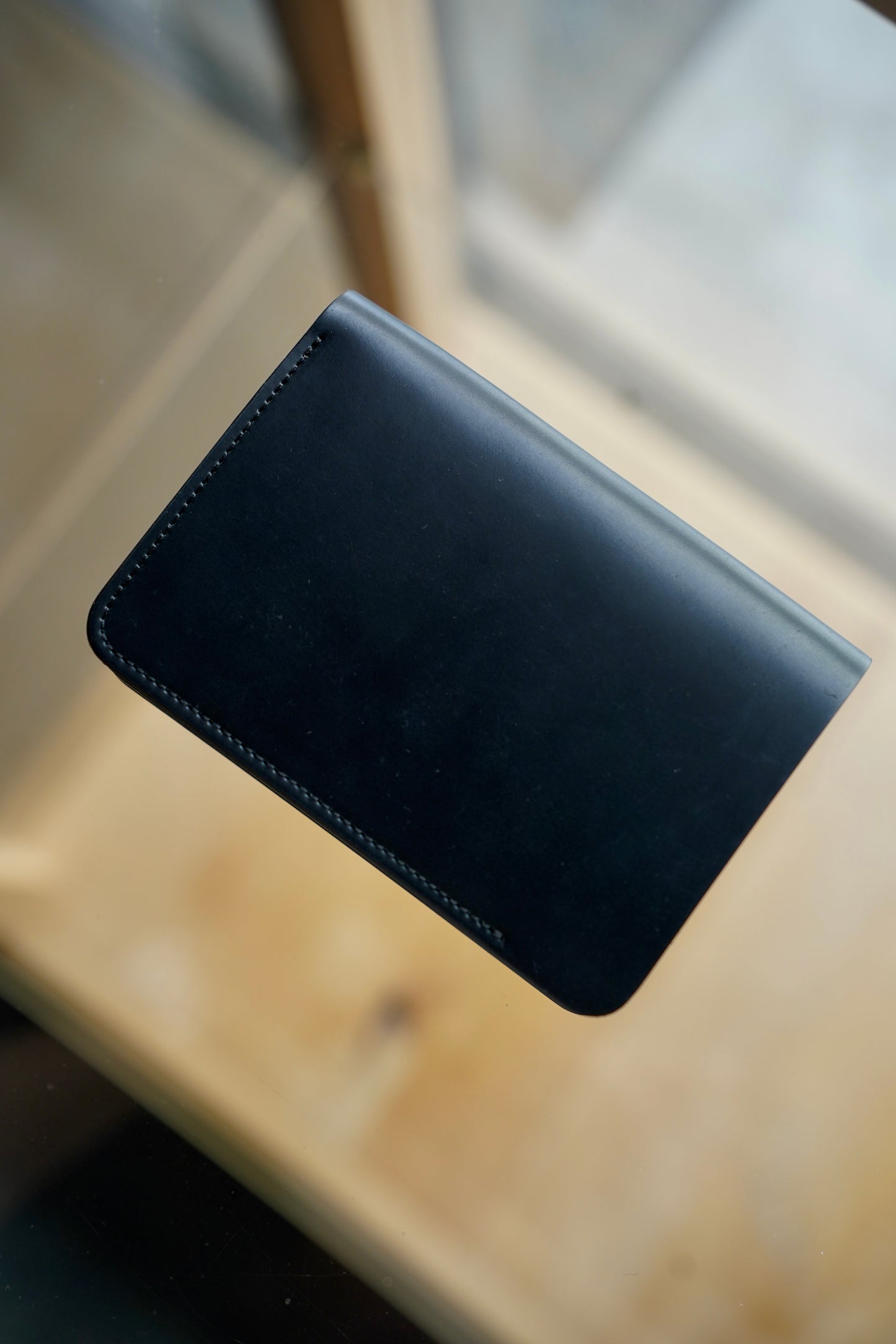 MEN　forme/フォルメ　Short wallet　CORDVAN BLACK