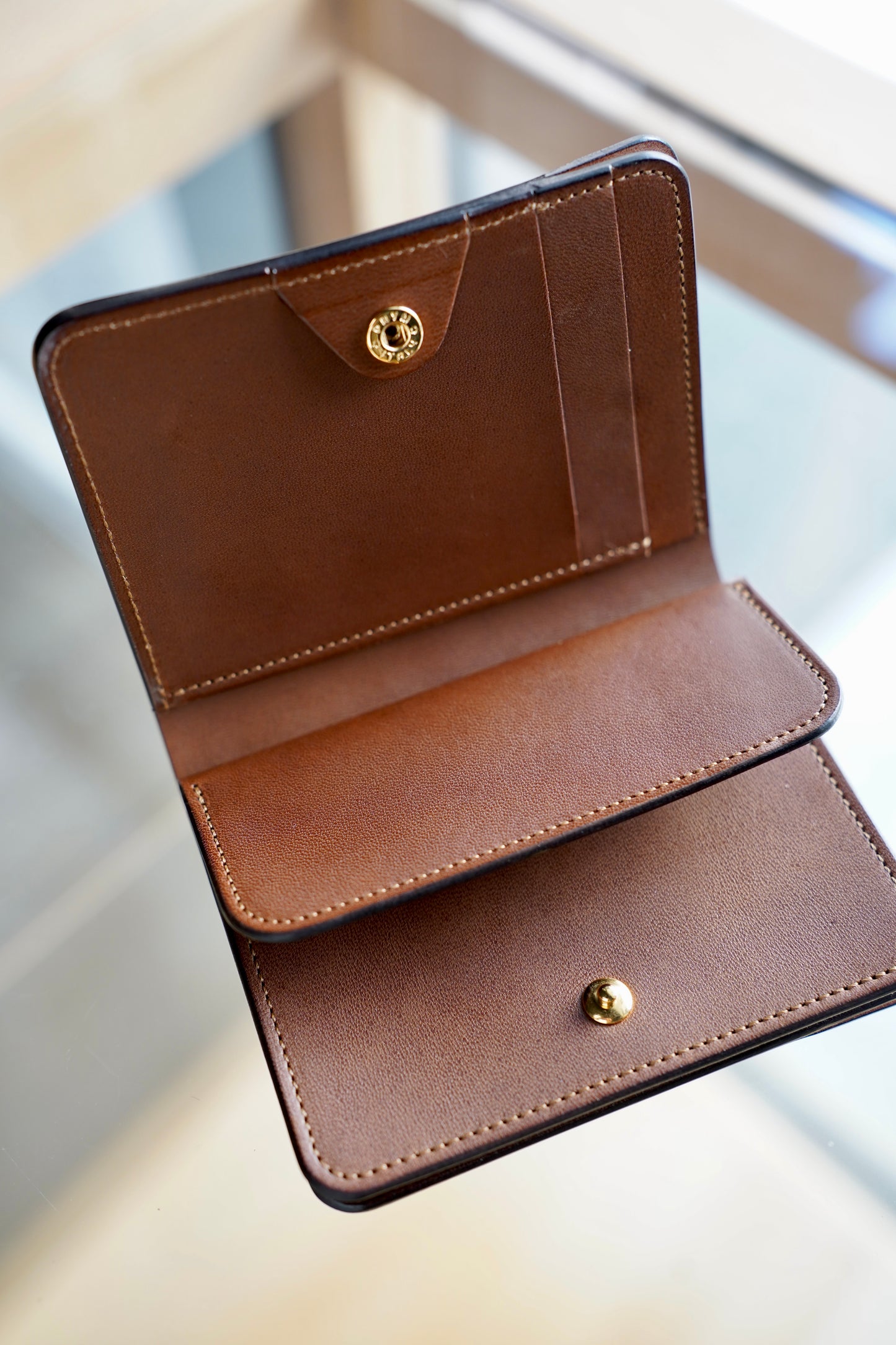 MEN　forme/フォルメ　Post wallet　CORDVAN  Burgundy