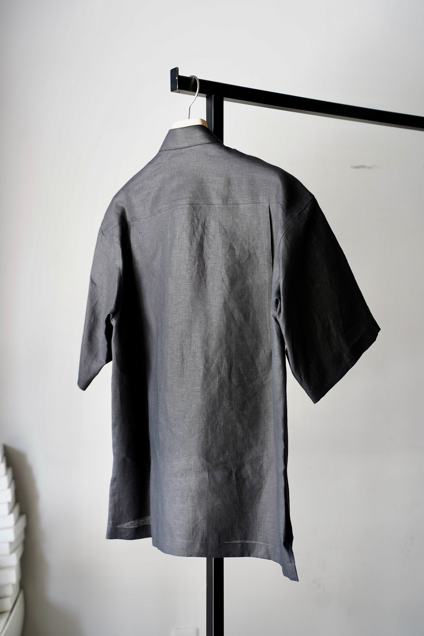 MEN　HEUGN / ユーゲン　Sam Linen SSL Black