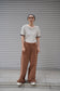 WOMEN　TOO　pants  TEED  camel