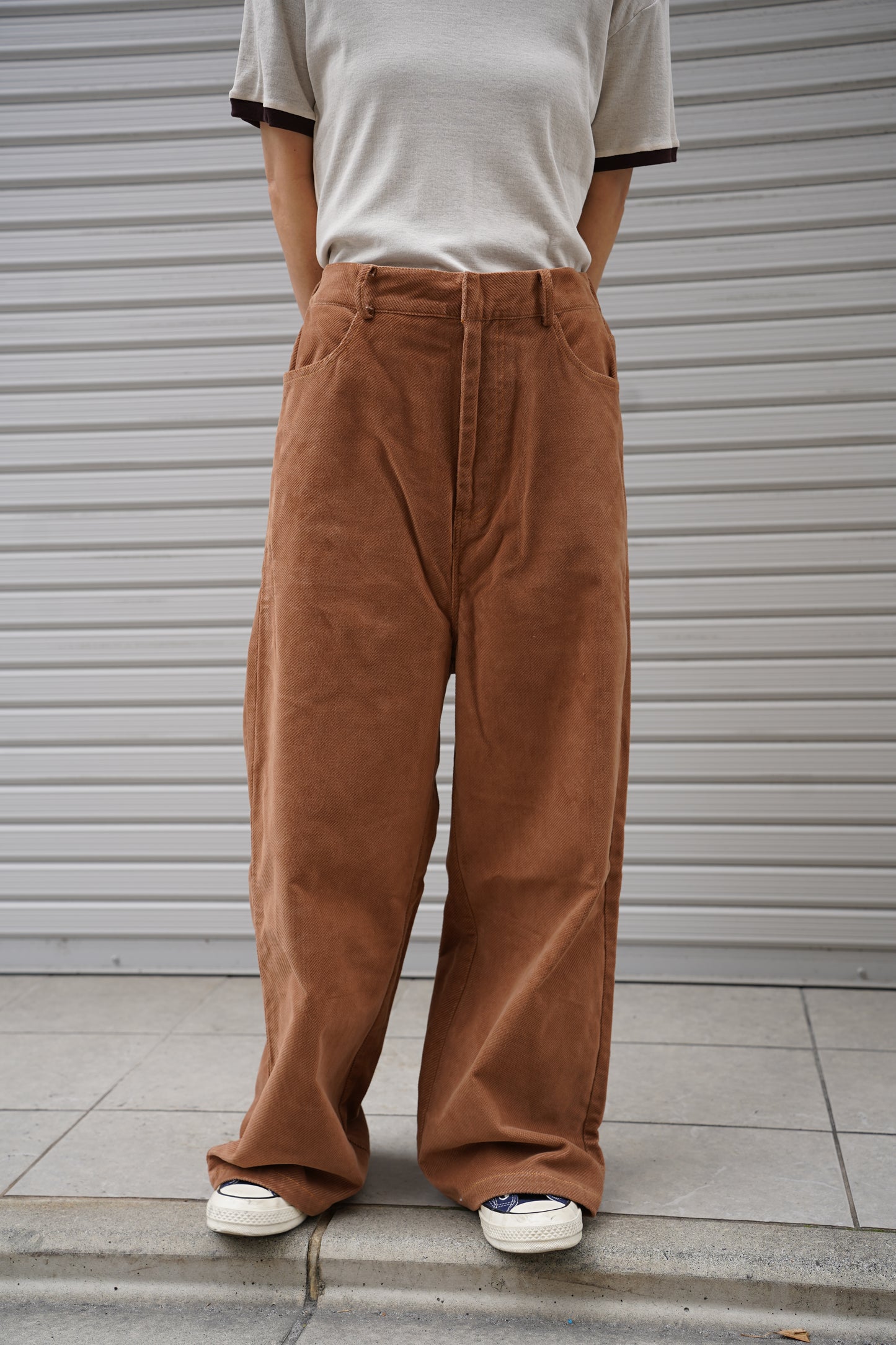 WOMEN　TOO　pants  TEED  camel