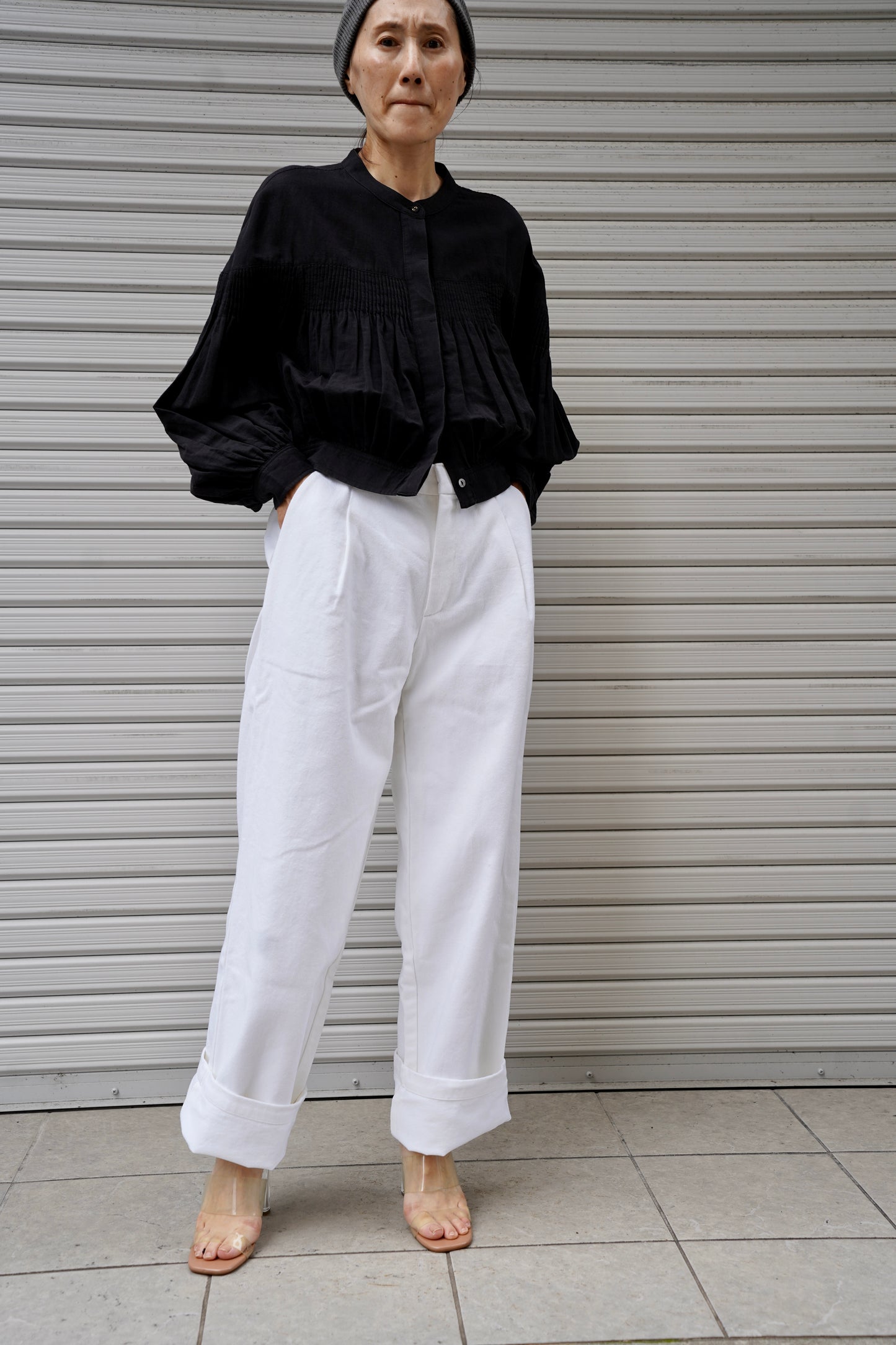 WOMEN　TOO　pants     BACKY White