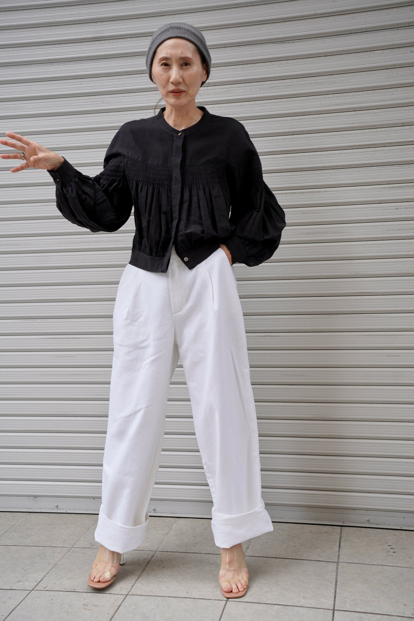WOMEN　TOO　pants     BACKY White