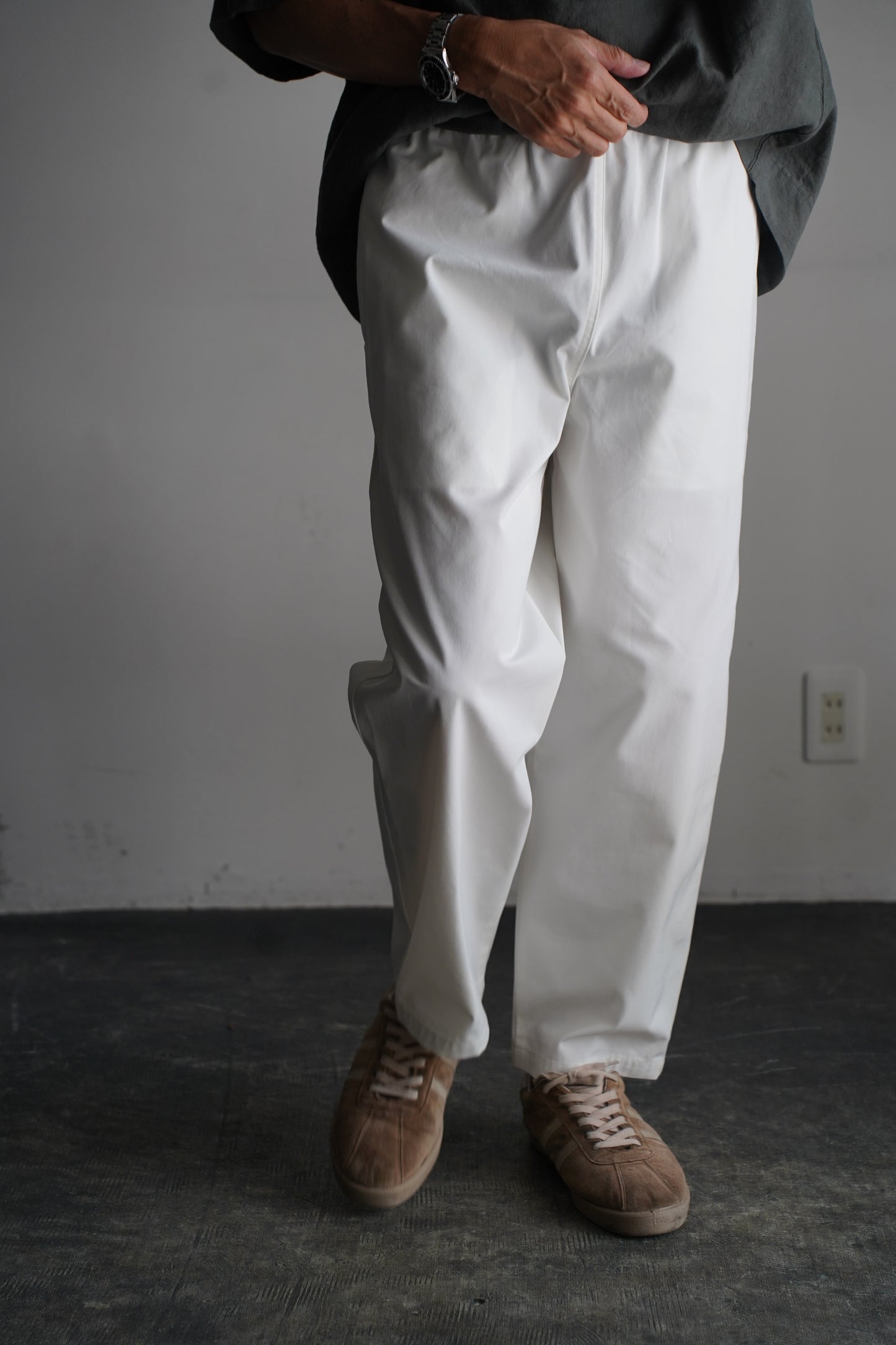 MEN　Y/ ワイ　ORGANIC COTTON EASY TROUSERS